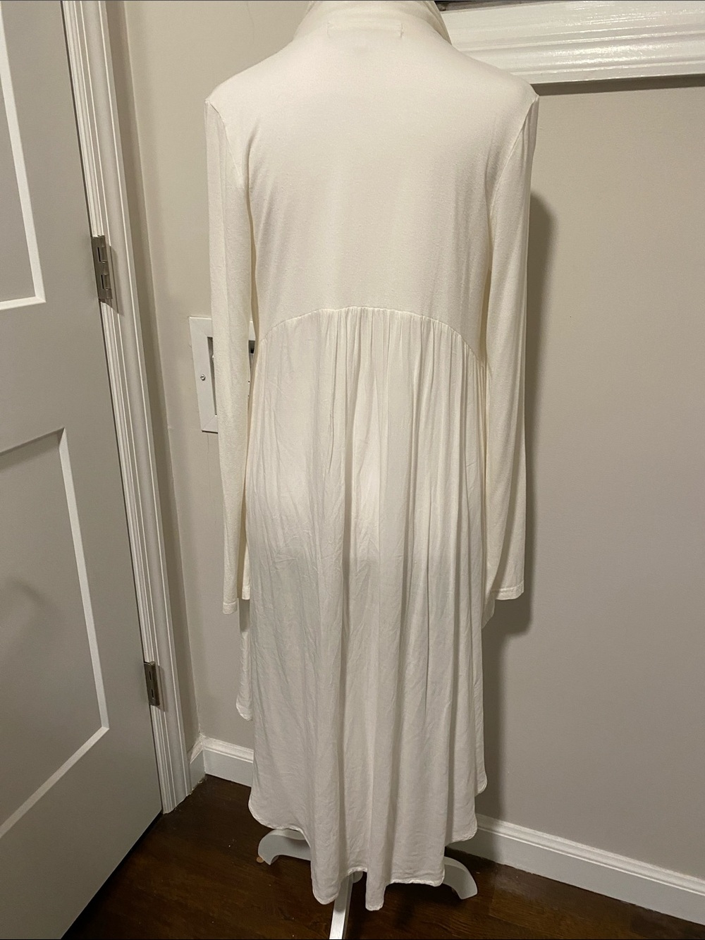 Willah Lightweight Open Front Cream Cardigan